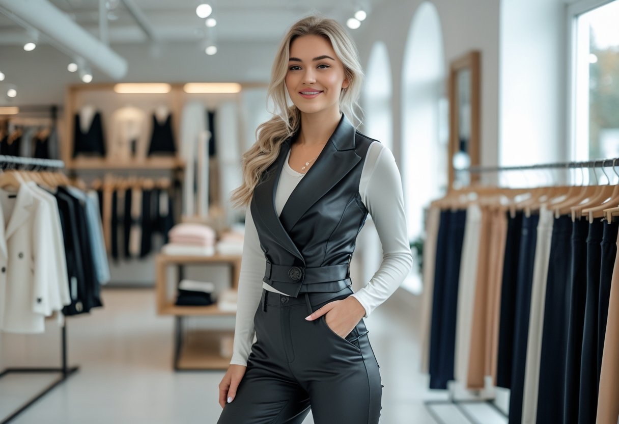 Find your perfect long vest fashion store for the hotpants style